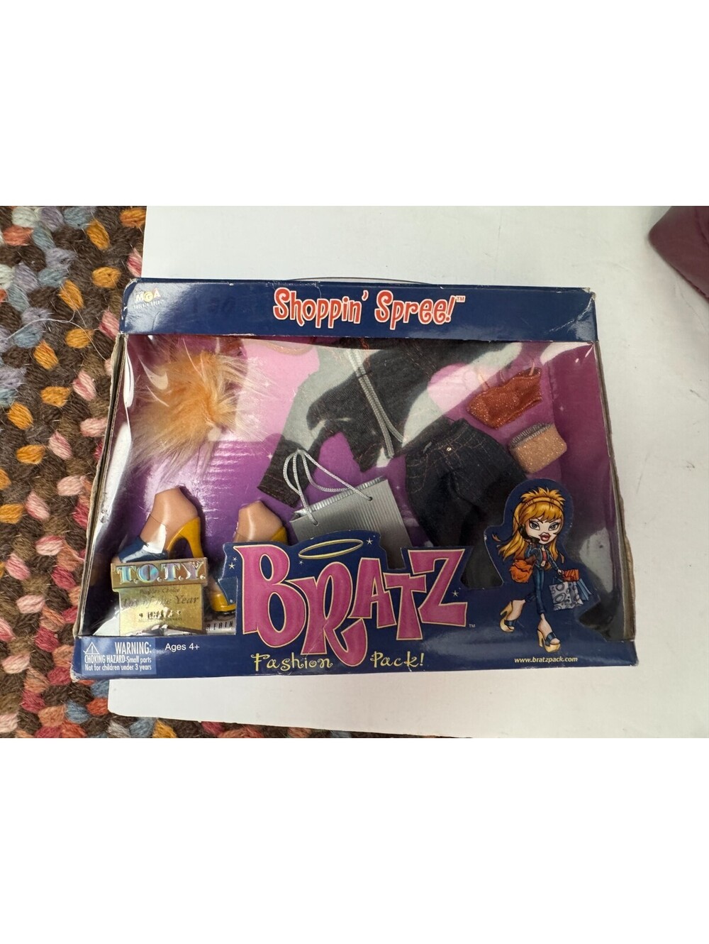 Vintage 2003 Bratz Shoppin Spree Fashion Pack: Dress Jacket Purse Shoes NIB
